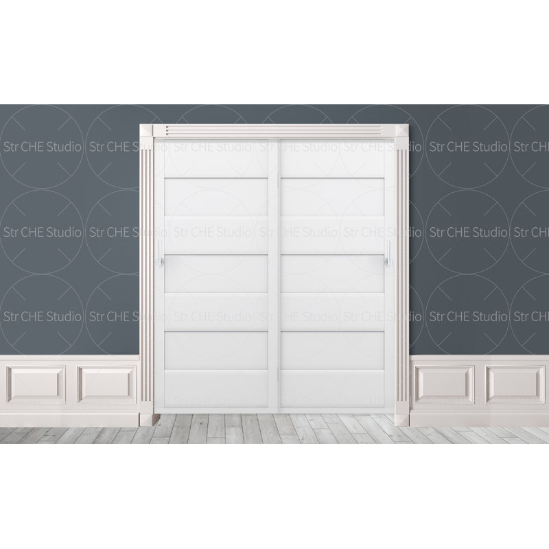 Lubann Top Hung Bypass Sliding Door Hardware Kit Wayfair